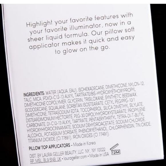 Laura Geller LG liquid gelato pillow top illuminator gilded honey new - Picture 3 of 10